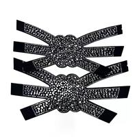 Clips de chaussures en TPU pour femmes avec décoration en strass pour l'utilisation de pantoufles