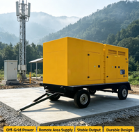 Groupe électrogène insonorisé sur rail de 300 kW à 500 kW pour démolition, certifié ISO9001, pour usage industriel