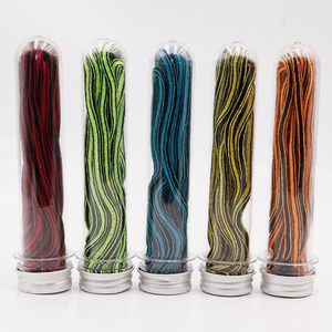 Lacets Coolstring 4,5 mm plus larges en polyester, section carrée, bicolores, lacets à profil plat unique pour un style moderne - Product Image 4