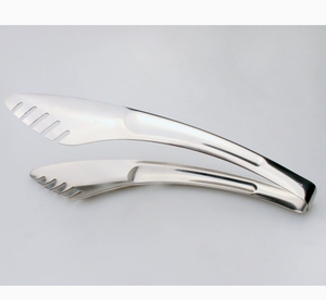 Pince de service longue en acier inoxydable DFT1 8 10 12 14 16 18 20 pour la cuisson, la pâtisserie, les buffets coréens, les réceptions et le barbecue - Product Image 3