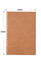 Journal en cuir PU doux au toucher avec logo personnalisé, carnet A5 épaissi pour le bureau et les étudiants, agenda 250258-A