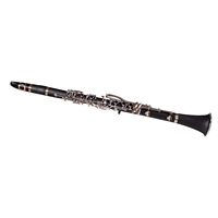 China OEM Wind Instruments Direct Sales Flat Metal Good Sound Clarinet Flat B 18 Key Classical Black Color