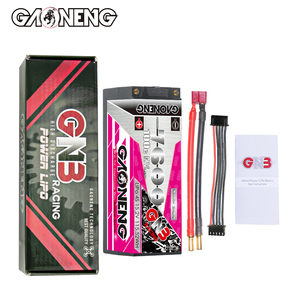Batterie LiPo GNB GAONENG 7600MAH 4S 4S2P HV 15.2V 100C pour voiture de course RC à l'échelle 1:8, en plastique ABS, avec connecteur bullet 5mm intégré - Product Image 6