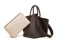 Sac seau en cuir de vachette pleine fleur, design personnalisé OEM/ODM, sac à main de créateur haut de gamme pour femme, sac fourre-tout de qualité supérieure