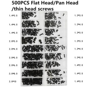 ชุดซ่อมสกรูอิเล็กทรอนิกส์ขนาดเล็กสำหรับแล็ปท็อป โน้ตบุ๊ก คอมพิวเตอร์ขนาดจิ๋ว ชุดสกรูหัวแบนขนาดเล็ก - Product Image 5