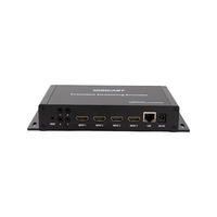 Digicast 4 Kanal H.265 4K/1080P HD Mi Kodlayıcı, Web Yönetimi Desteği ile HTTP HLS SRT Canlı Yayın Destekli