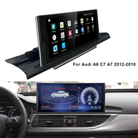 Reproductor de DVD multimedia para coche con navegación estéreo automática Android 13 DE 12,3 pulgadas y 8 núcleos para Audi A6L A6 C7 A7 2012-2018 tablero de radio