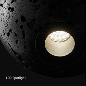 Wabi Sabi Thông Tư Mặt Dây Chuyền Cao Cấp Màu Đen Led <span class=keywords><strong>Drop</strong></span> Ánh Sáng Cho Phòng Ngủ Cạnh Giường Ngủ Tối Giản Phong Cách Bắc Âu Nhỏ Cho Trung Không Gian - Product Image 6