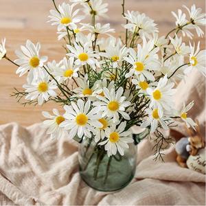 Fleurs artificielles de la jungle, hyper réalistes, décoratives, couronnes, bouquet blanc, fleurs artificielles pour cimetières, tulipes - Product Image 3