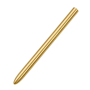 黄铜笔促销礼品盒包装子弹形铜笔定制标志金属奢华运动黑笔JR圆珠笔0.5毫米
