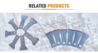 Lames de granulateur Sharp en acier allié SKD11 résistant à la corrosion, fabriquées avec précision pour la découpe à chaud, recyclage, taille personnalisée