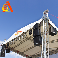 Système de treillis de scène pour concert en plein air, treillis en aluminium durable, treillis carré en aluminium, boulon en aluminium, usine d'aluminium