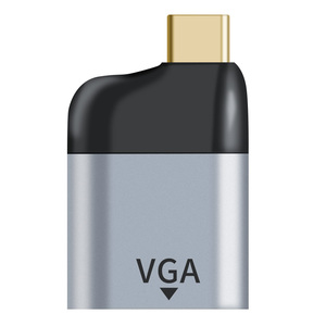 Nhà Sản Xuất Xách Tay Mini HD Video Usb Loại C Để <span class=keywords><strong>Vga</strong></span> Chuyển Đổi Adapter Cho Mac Và Loại C Windows Máy Tính Xách Tay Android Tablet Điện Thoại - Product Image 6