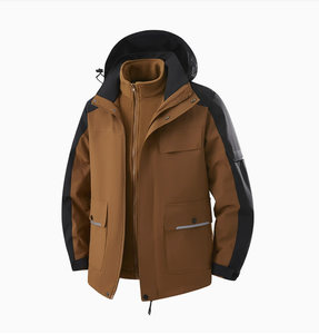 Chaqueta Deportiva Impermeable y Transpirable de una Sola Capa para Hombre, Estilo Juvenil, para Actividades al Aire Libre, con Cremallera Larga - Product Image 3