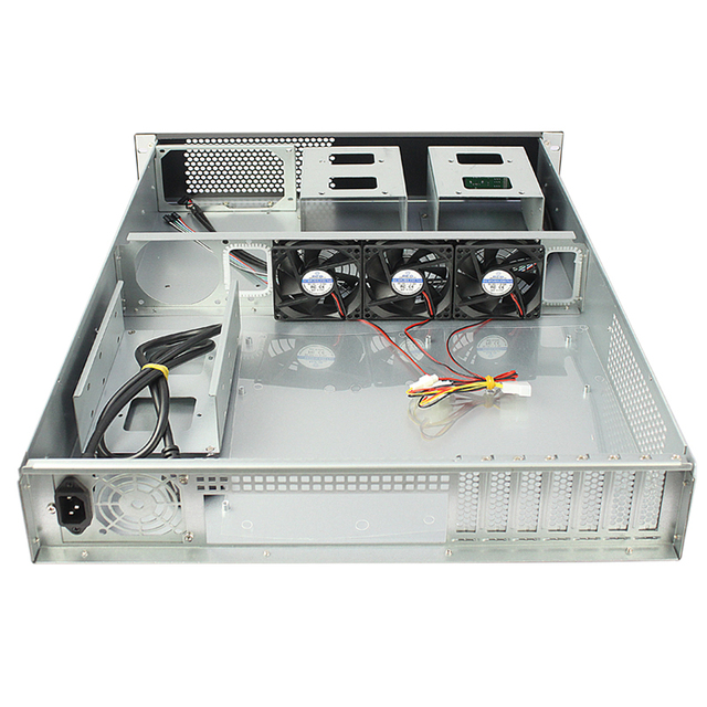 Industrial Control Storage Monitoring Chassis 2U Server Rack with 8 Hard Drive Slots 7 ATX Power Supply Computer Cases Towers
