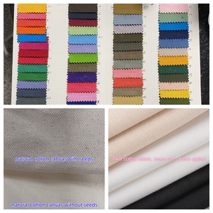Bajo MOQ personalizado pequeño mediano grande 6oz 8oz 10oz 12oz 16oz sarga reciclada crepé algodón lona bolsa de compras de la tienda de comestibles - Product Image 4