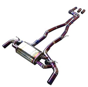 Tubería de silenciador de escape de titanio a precio de fábrica para Toyota Supra 3,0 T A90 año 2019 para presentar con válvulas - Product Image 1