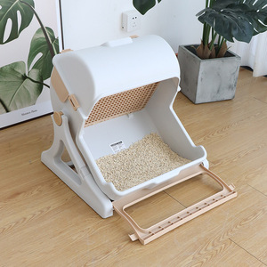 <span class=keywords><strong>Caja</strong></span> <span class=keywords><strong>de</strong></span> <span class=keywords><strong>Arena</strong></span> <span class=keywords><strong>para</strong></span> <span class=keywords><strong>Gatos</strong></span> Semiautomática XL con Ángulo Inclinado Anti-Salpicaduras, Fácil <span class=keywords><strong>de</strong></span> Limpiar, Materiales <span class=keywords><strong>de</strong></span> <span class=keywords><strong>Madera</strong></span> y Plástico <span class=keywords><strong>para</strong></span> <span class=keywords><strong>Gatos</strong></span> Persas - Product Image 5