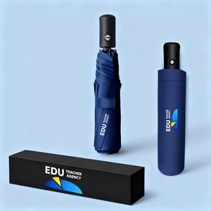 Parapluie compact personnalisé avec logo, cadeau promotionnel pour entreprises - Product Image 4