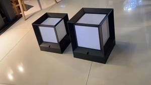 Modern Decorative Square LED Gate <b>Post</b> Wall for Parks Gardens Wholesale Cheap Waterproof Pillar <b>Lights</b> Easy Deployment Ballast - Product Image 4