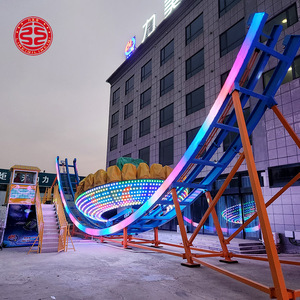 Jeux de parc d'attractions extrêmement 23 sièges Flying Disco Ride Spinner Magic Flying ufo Fun Fair Rides Jeux de plein air pour adultes - Product Image 1
