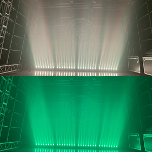 Profesyonel 8-eye tam renkli lazer + 8 LED gözler tam renkli matris ışık LED işın lazer hareketli kafa sahne işık - Product Image 6