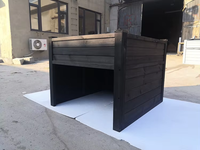 Abri de stationnement moderne, étanche et de haute qualité, avec toit conçu pour robot tondeuse à gazon, garage ou carport en bois – Offre Spéciale