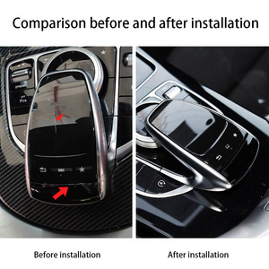El yazma Touchpad düğme kapağı araba merkezi konsol el yazısı fare Mercedes Benz C S Class W205 W205 için 2059008018 değiştirin - Product Image 6