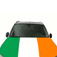 Juego de Banderas Personalizadas con Logotipo para Eventos Deportivos 2026, Cubierta de Espejo Retrovisor de Poliéster, Bandera para Capó de Coche, 90x150cm, Duraderas y de Secado Rápido