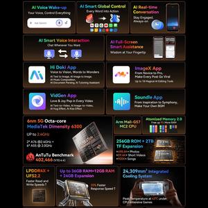 New Blackview oscal thí điểm <span class=keywords><strong>3</strong></span> 5g gồ ghề điện thoại 12GB + 256GB OTG NFC 6.78 inch vân tay mở khóa Dual Sim 5g điện thoại - Product Image 3