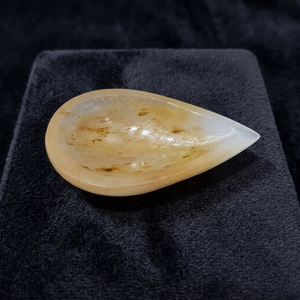 Elegante Portavelas Ovalado de Ágata para Decoración del Hogar, Tallado a Mano con Piedra Semipreciosa Natural de Cuarzo y Amatista - Product Image 4