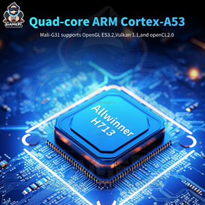 YUXU HCS350 Pro+ Projecteur intelligent portable Android, console de jeux TV, deux manettes sans fil, plus de 20000 jeux, 8 Go de mémoire, cinéma maison - Product Image 3