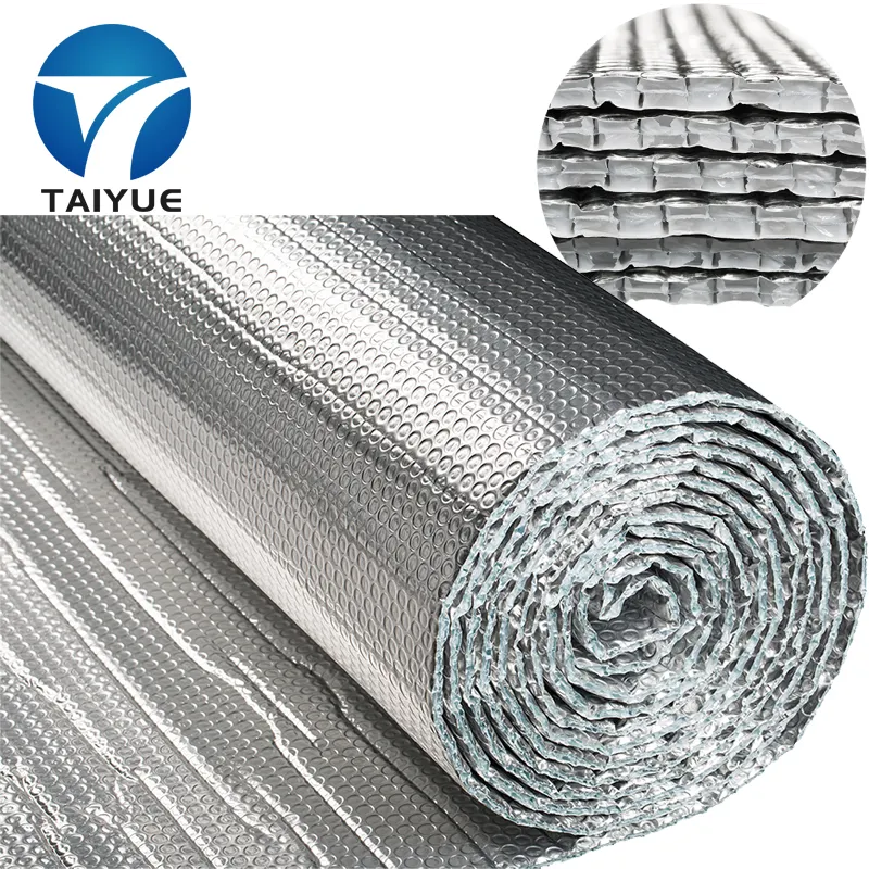 Reflective foil Double bubble insulation thermal protection for the wall/roof/ground