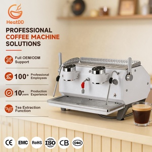 Cafetera Comercial de Alta Eficiencia para el Hogar, de Doble Caldera y 9 Bares, Máquina de Espresso Semiautomática de Dos Grupos - Product Image 3