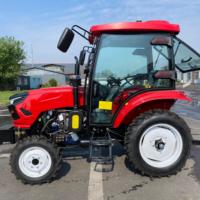Traktor Pertanian 4WD Bersertifikasi Euro 5 CE EPA Buatan China, Traktor Diesel untuk Operasi Pertanian Modern