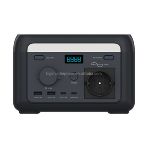 Estación de energía portátil BIGINVERTER 200W 102Wh con enchufe europeo AC 220V, generador solar para respaldo doméstico, caravanas, camping, emergencias al aire libre - Product Image 1