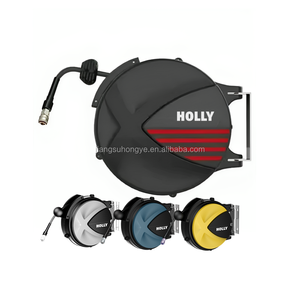 Enrouleur de tuyau d'air rétractable hybride en PVC de 8mm X 20 M de mètre <span class=keywords><strong>pas</strong></span> <span class=keywords><strong>cher</strong></span> avec 2 M de plomb en Max 200 PSI enrouleur de tuyau de compresseur d'air mural - Product Image 2