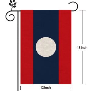 ธงชาติ<span class=keywords><strong>ลาว</strong></span>คุณภาพสูง <span class=keywords><strong>ผล</strong></span>ิตจากผ้าลินิน สำหรับใช้งานกลางแจ้ง ขนาด 12*18 นิ้ว มีหลากหลายแบบให้เลือก - Product Image 2