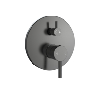 Pièces de salle de bain de plomberie chaude accessoires inverseur à levier unique robinet de douche dissimulé Kit de garniture diviseur mitigeur de douche