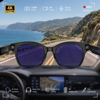 Kacamata Pintar AI Kamera 1080P Stabilisasi Gambar Terjemahan Real-Time Asisten Suara Musik Panggilan IP67