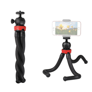 <span class=keywords><strong>Trépied</strong></span> de téléphone portable pour <span class=keywords><strong>Smartphone</strong></span> Mini <span class=keywords><strong>trépied</strong></span> flexible avec support de fixation pour iPhone Phone pour Go Pro pour DSLR - Product Image 1