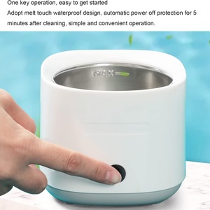 Limpiador Ultrasónico Portátil de 25W con Cubierta Transparente, Material de Grado Alimenticio SUS304, Bajo Ruido, Diseño Antideslizante en las 4 Esquinas - Product Image 2