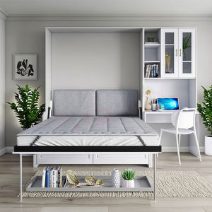 <span class=keywords><strong>Letto</strong></span> a Scomparsa Moderno Multifunzionale <span class=keywords><strong>con</strong></span> Divano, Scrivania e Soluzione Salvaspazio per Camera da <span class=keywords><strong>Letto</strong></span>, Pannello in Melamina Modulare - Product Image 2