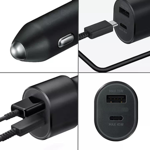 لسامسونج شاحن سيارة PD45W + USB15W QC4.0 بسرعة فائقة المزدوج ميناء <span class=keywords><strong>USB</strong></span> نوع <span class=keywords><strong>C</strong></span> شاحن سيارة <span class=keywords><strong>USB</strong></span> <span class=keywords><strong>C</strong></span> محول السريع شحن - Product Image 4