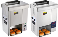 Machine à hamburgers verticale multifonction automatique numérique nouvelle génération, facile à utiliser, pour sandwichs et pains à burger, en acier inoxydable 304