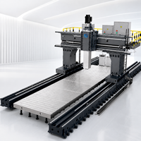 Centre d'usinage CNC à portique dynamique de haute précision pour composants métalliques industriels de grande taille