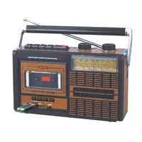 Vofull เทปคาสเซ็ทและวิทยุ FM แบบพกพา,เครื่องเล่น FM แบบวินเทจเครื่องบันทึกลำโพงแบบพกพาโบราณ