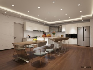 Balom تسليم سريع الأمريكية وحدات تصميم حديث خزانة مطبخ منزلية - Product Image 6