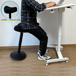 Hiện đại nhà <span class=keywords><strong>v</strong></span>ăn phòng Ergonomic xoay ghế Chiều cao có thể điều chỉnh lung lay Phân yên <span class=keywords><strong>v</strong></span>ới Upholstery đứng bàn cân bằng ghế - Product Image 2