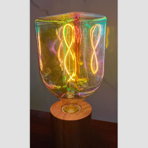 Bombilla de Vidrio Recubierto de Color Marrón, Bombilla de Colores Vivos, Mundo Submarino, Fantásticas Luces Decorativas, Bombilla de Vidrio Artístico - Product Image 6